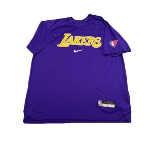 Nike NBA Los Angeles Lakers Team Issue Size Men's Large Shooting Shirt Player